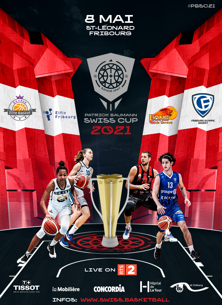 Patrick Baumann Swiss Cup – Swiss Basketball 2021 à Fribourg